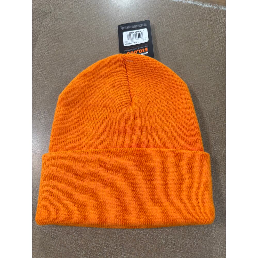Timberland Pro Orange Winter beanie NWT - Picture 2 of 3
